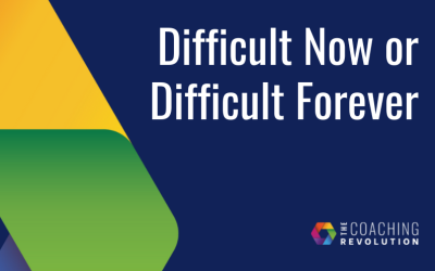 Difficult Now or Difficult Forever